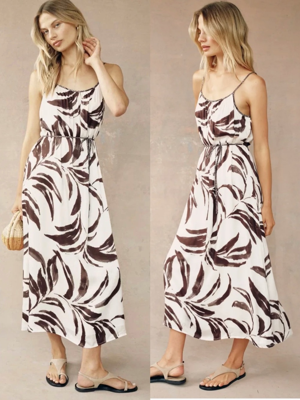 BELLA DAHL Bella Dahl Shirred Maxi Dress, XS S M